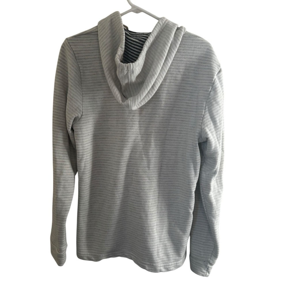 Marine layer hoodie womens SZ small grunge casual comfy blue white coastal relax - Picture 3 of 14